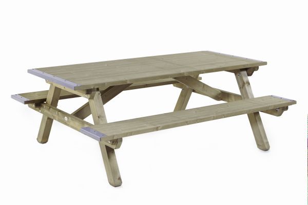 Picknicktafel met dicht blad en dichte zitting 0505