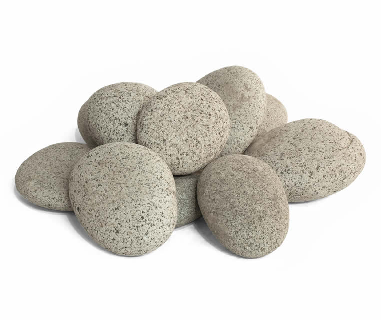 Beach Pebbles grijs 120-150 mm