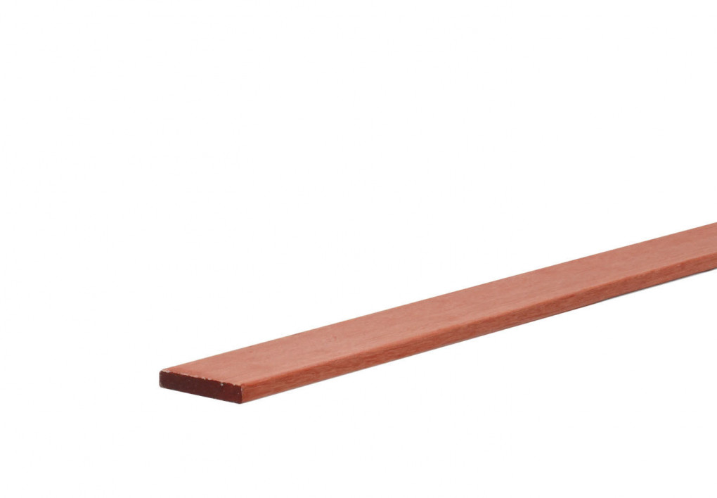 Hardhouten plank zonder V-groef 1,6x9x180 cm